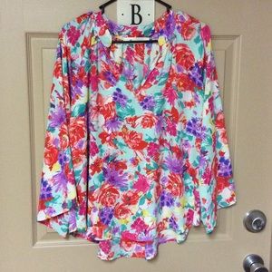 Floral top from The Impeccable Pig boutique