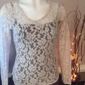 Buckle Lace Top