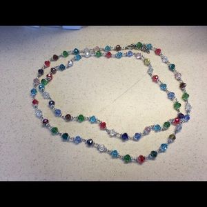 Premier multi color bead necklace. ❤️💛💚💙💜
