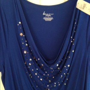 Lane Bryant size 14  shirt with bling