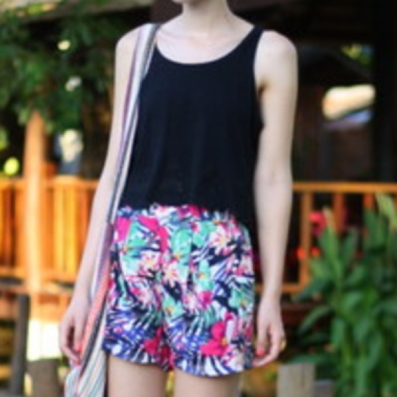 H&M Floral Shorts.
