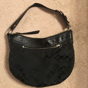 Black coach purse