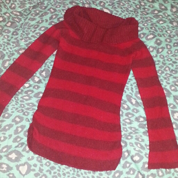 Red striped sweater