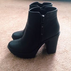 chunky platform boots