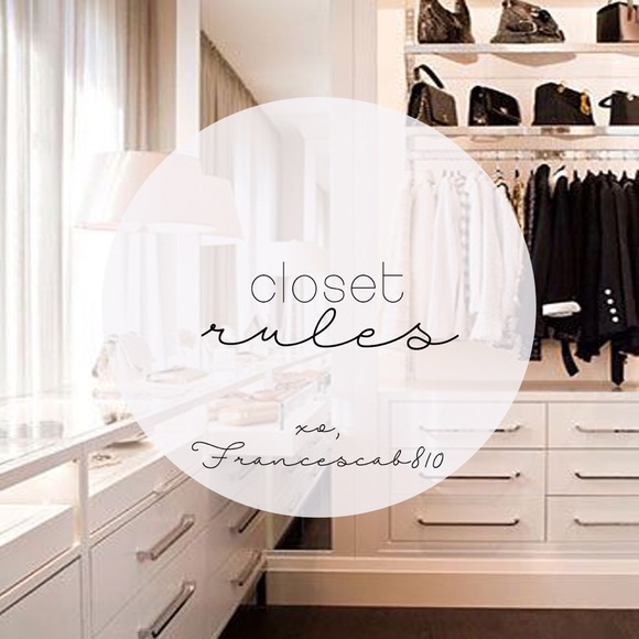My closet info!
