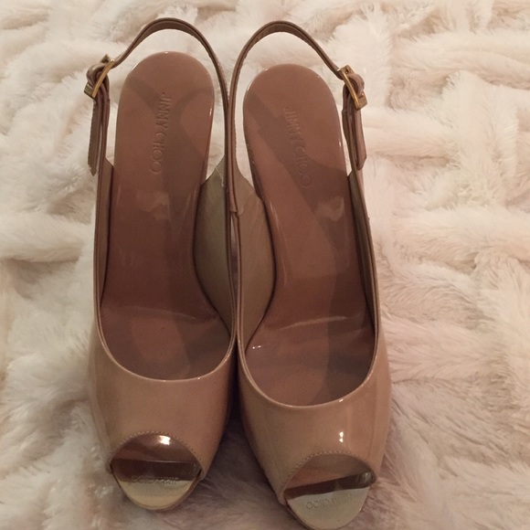 Like new Jimmy Choo beautiful wedges. - Picture 2 of 3