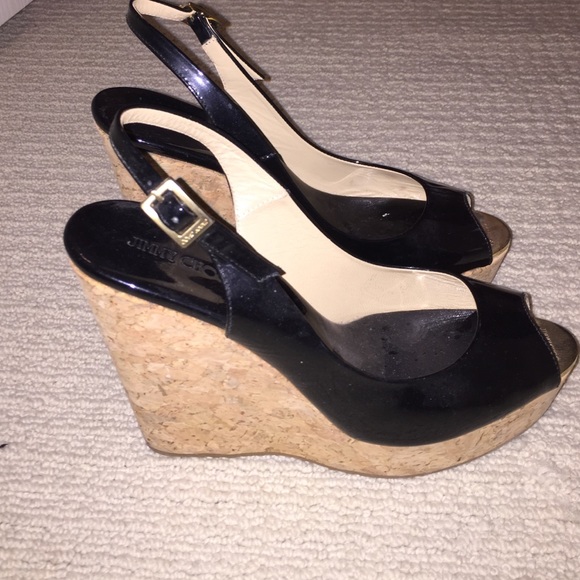 Like new Jimmy Choo beautiful wedges. - Picture 3 of 3
