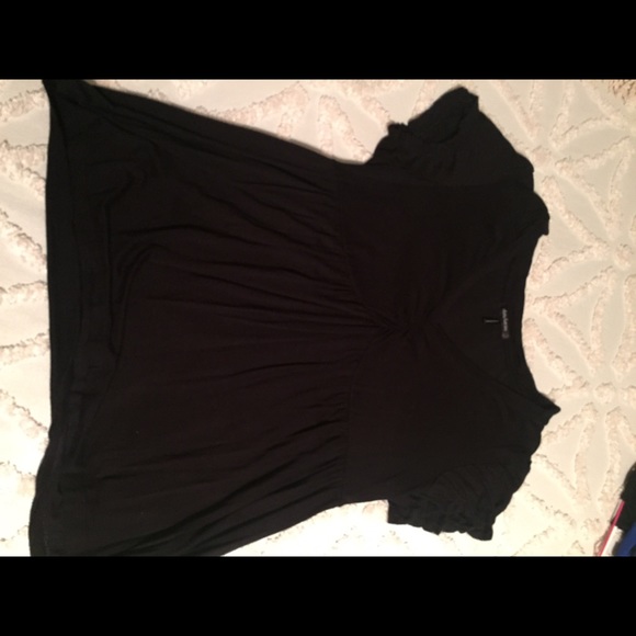 Black baby doll top