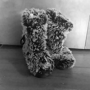 Shaggy boots
