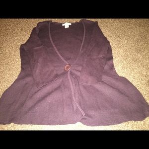 Spiegel Purple/plum cardigan