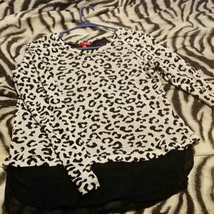 Cheetah print sweater