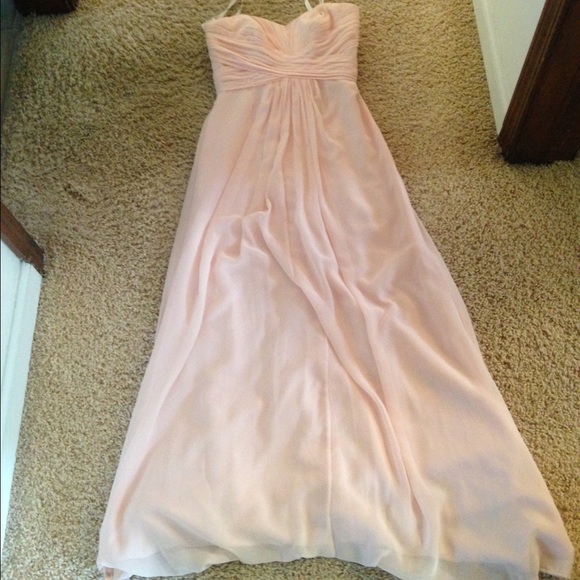 David's Bridal Petal Dress