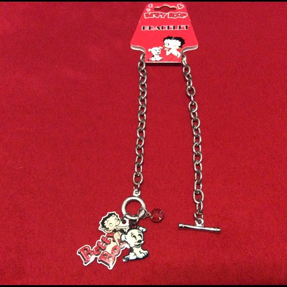 NEW NEVER USED Betty Boop charm bracelet. - Picture 2 of 4