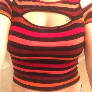 🤑SALE🤑 Cold Shoulder Crop Top