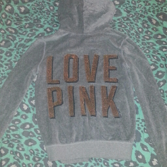 Vs Pink Bling zip up
