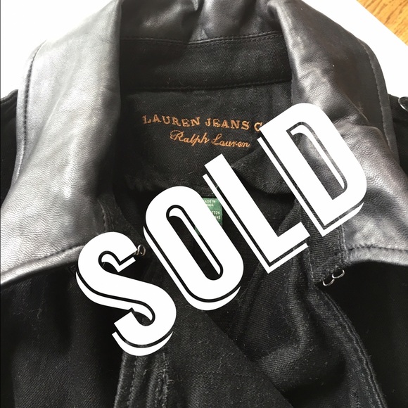 Ralph Lauren black black trench coat jacket