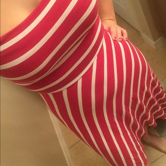 🤑SALE🤑 Strapless Hi-Lo Maxi