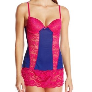 Micro and Lace Babydoll with Matching Thong