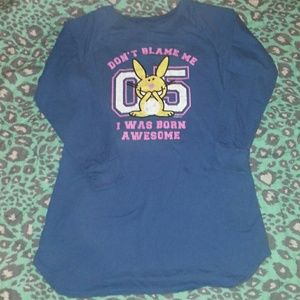 Happy Bunny nightgown shirt