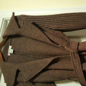 Belted Sweater coat