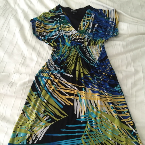 Colorful knee length dress