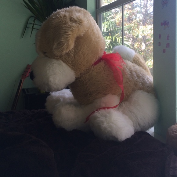 Giant plush dog