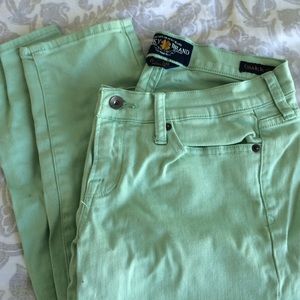 Mint green Lucky jeans