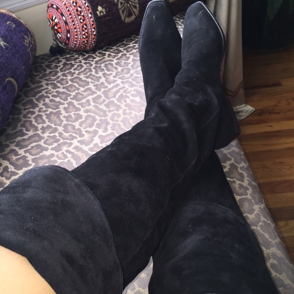 Stephane Kélian Black Suede Boots - Picture 3 of 4