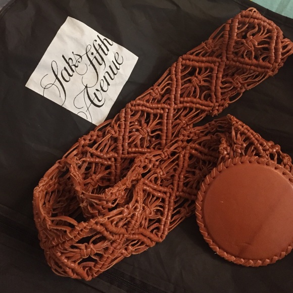 GORGEOUS LEATHER VIA SPIGA BELT