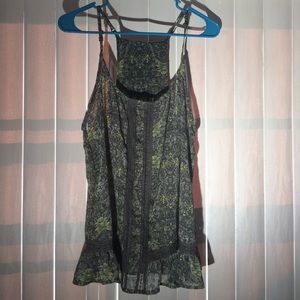 GRAY SHEER SPAGHETTI TOP!!!