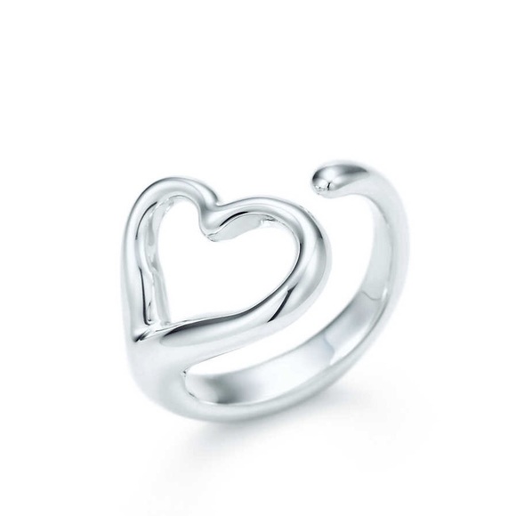 Tiffany & co. Elsa Peretti Open Heart Ring - Picture 1 of 2