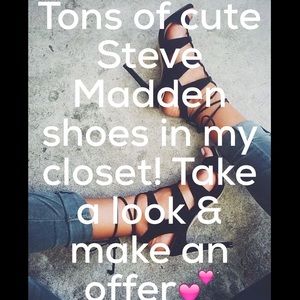 Tons of Steve Madden shoes!