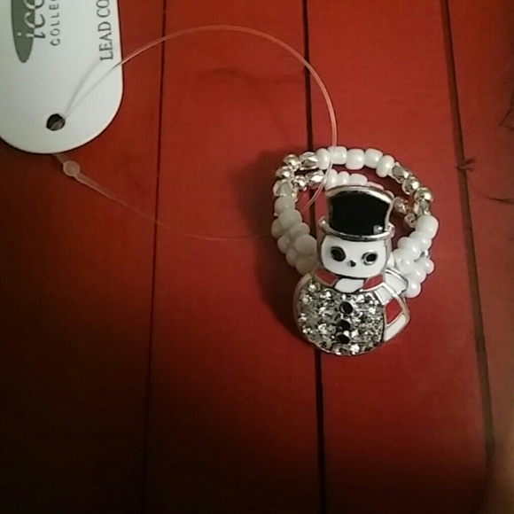 Snowman bead ring - Picture 2 of 3