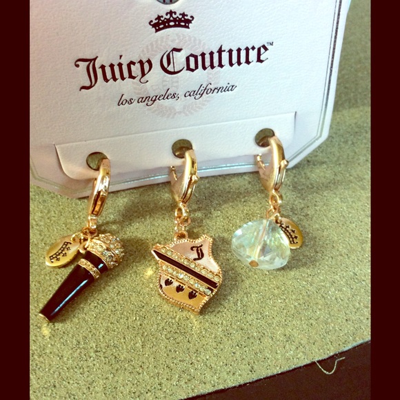 Juicy Couture Jewelry - Juicy Couture Microphone Charm Set NWT