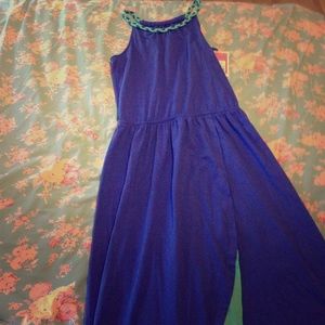 Blue Iris Maxi Dress