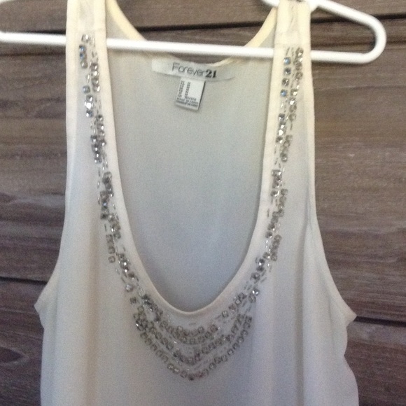 Rhinestone tank top
