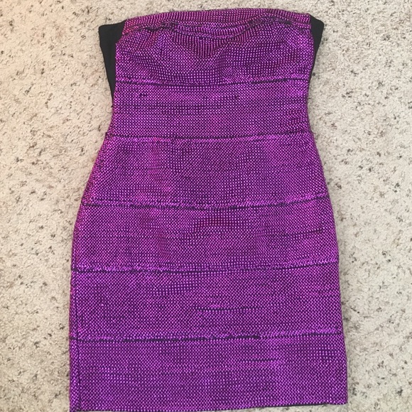 Beautiful shiny purple dress!