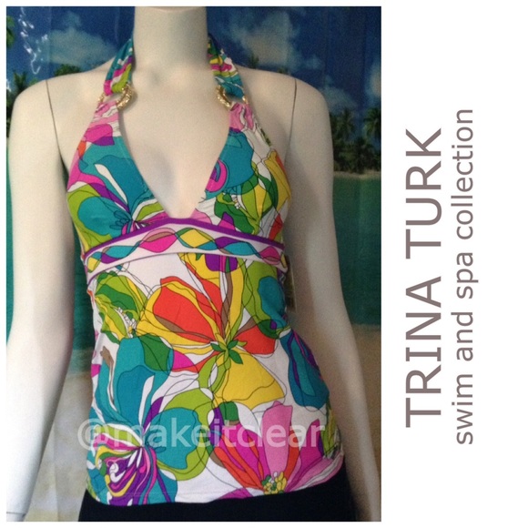 Trina Turk Other - SOLD 🌸 NEW TRINA TURK tankini swim top swimwear