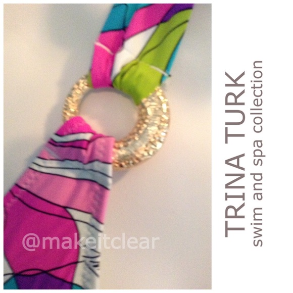 SOLD 🌸 NEW TRINA TURK tankini swim top swimwear - Picture 3 of 4