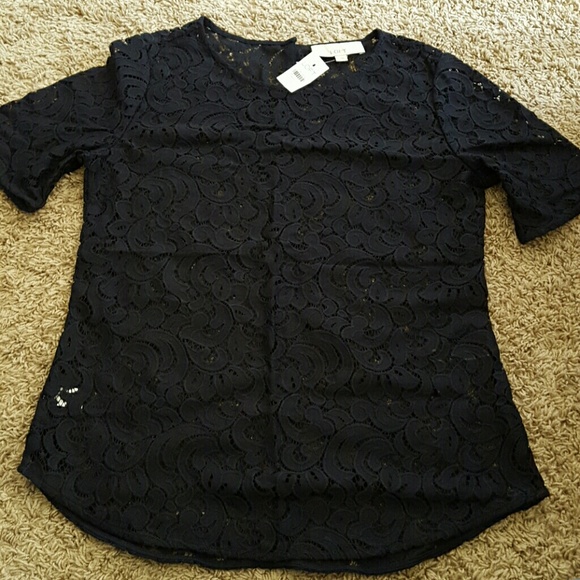 Medium Black Lace Loft Top