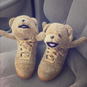 Adidas teddybear sneakers Design by: Jeremy Scott