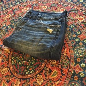 Hollister Straight legged, ripped jeans