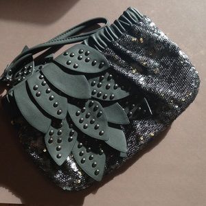 Sequin wristlet