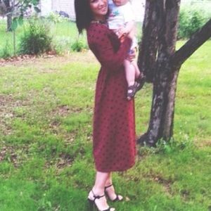 Asos polka dot dress