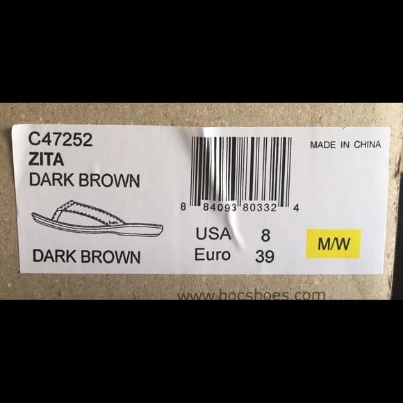 REDUCED! b.o.c Zita leopard flip flops - Picture 4 of 4