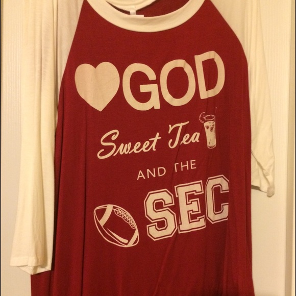 God sweet tea and the sec shirt size large