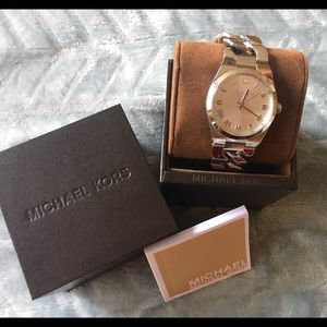 Michael Kors MK3392 Channing Silver-Tone Watch