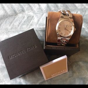 Michael Kors MK3392 Channing Silver-Tone Watch