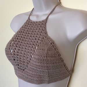 💕NWT Crochet Halter (music 💕Festivals/Coachella)