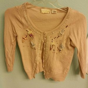 Anthropologie Cropped Cardigan
